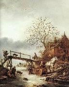 OSTADE, Isaack van, A Winter Scene  ag